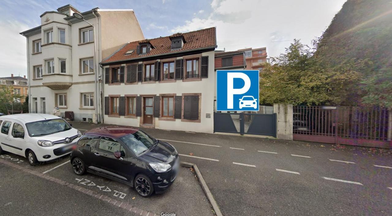 Ferienwohnung Le Roesselmann 1 Parking Colmar Exterior foto